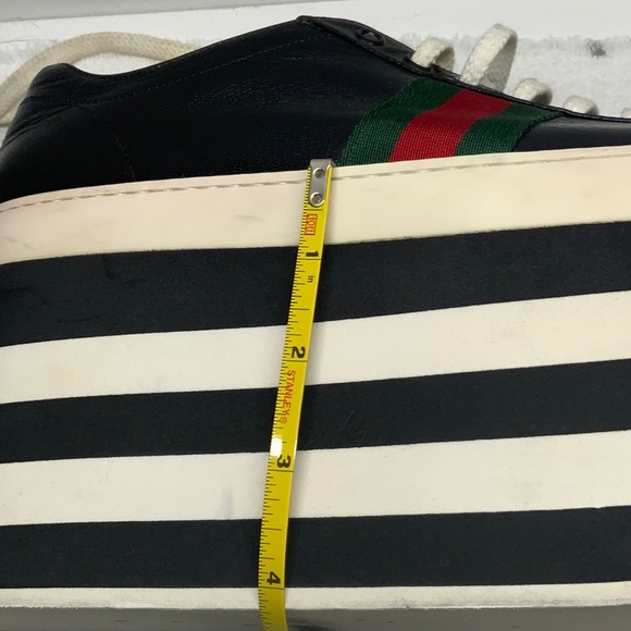 Gucci Authentic Peggy Leather Platform Sneakers - Picture 7 of 7